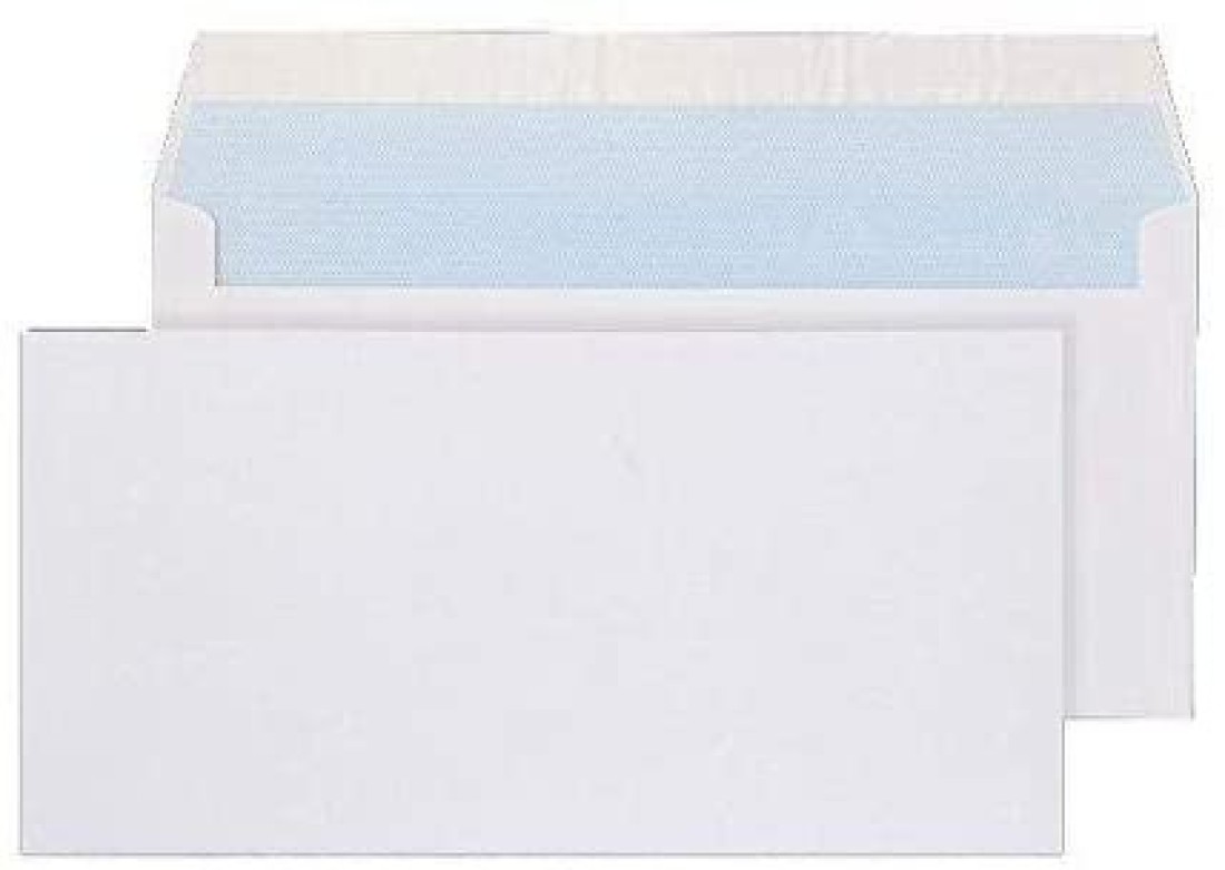 Generic Envelpes- 115X225mm-White-50Pcs
