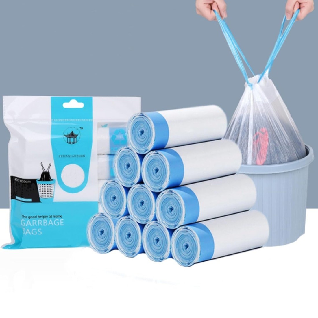 SunnySmile 150 Pack Portable Travel Universal Potty Chair Liners with Drawstring For Toddler Potty Training Toilet Seat Disposable Cleaning Bag For Kids Toddler Adults Pet Outdoors(18 * 20 in)