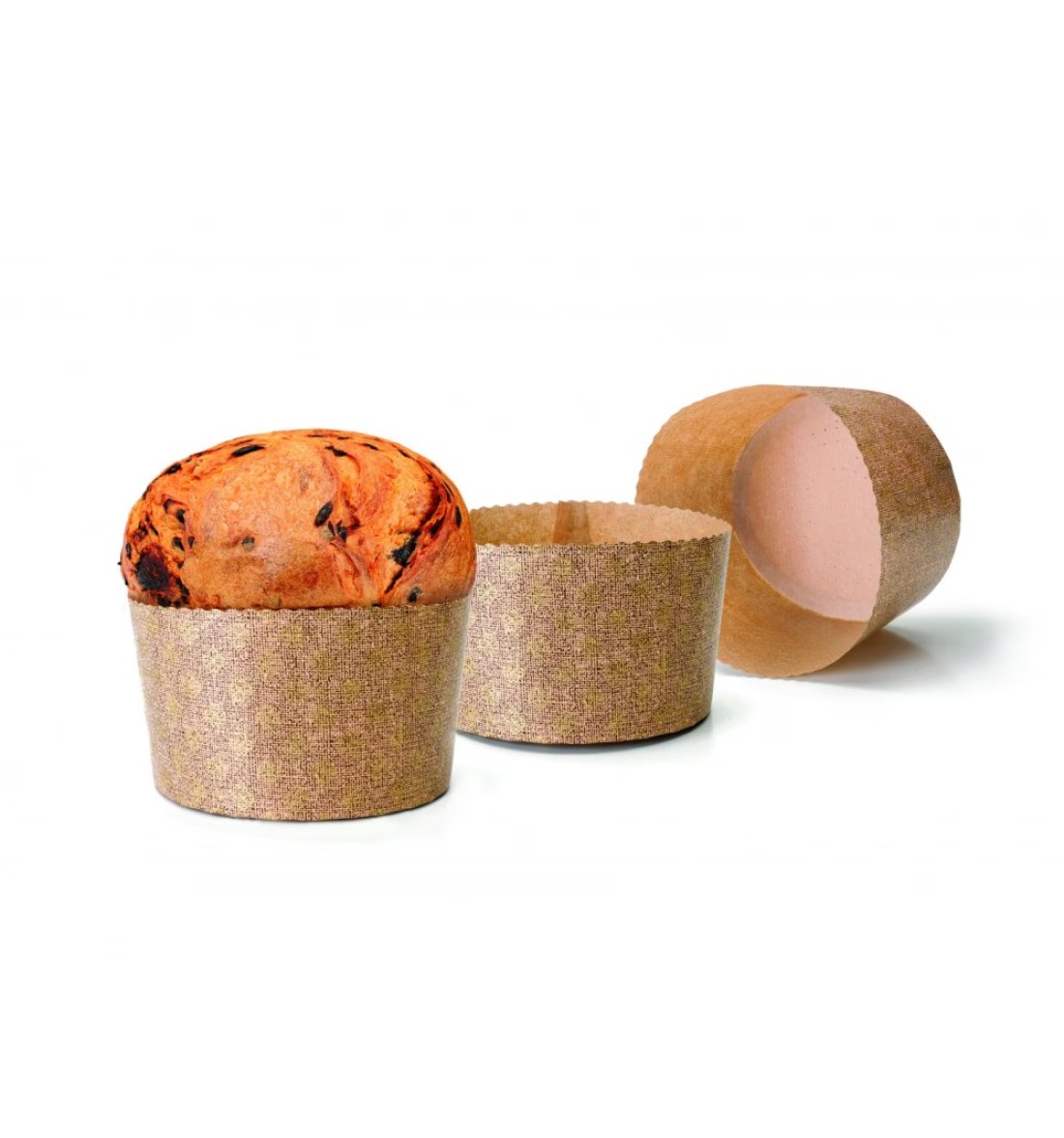 Ibili Pack of 5 Disposable Panettone Paper Molds - 500 Grams