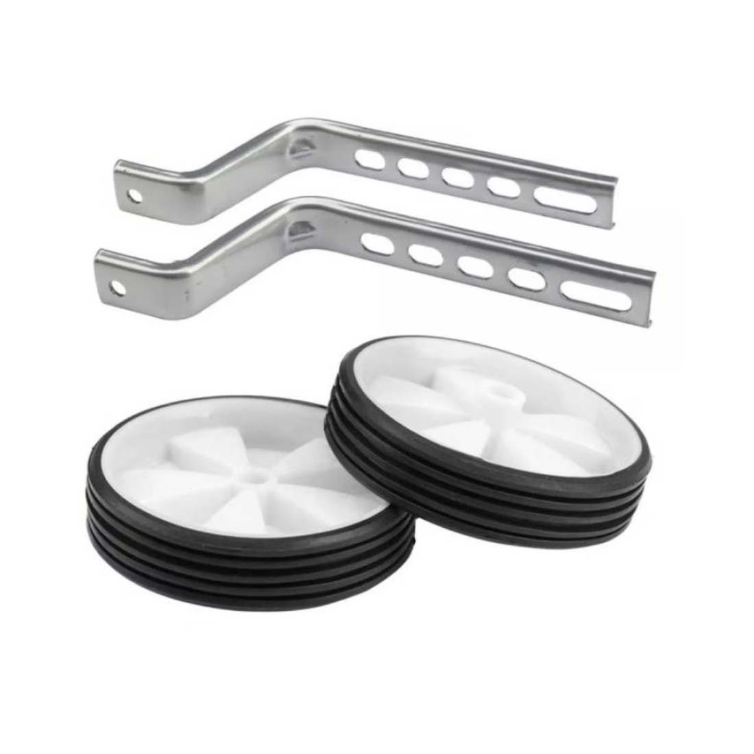 Spartan Mounting Bicycle Adjustable Training Wheels SP-9035 White 12-20inch