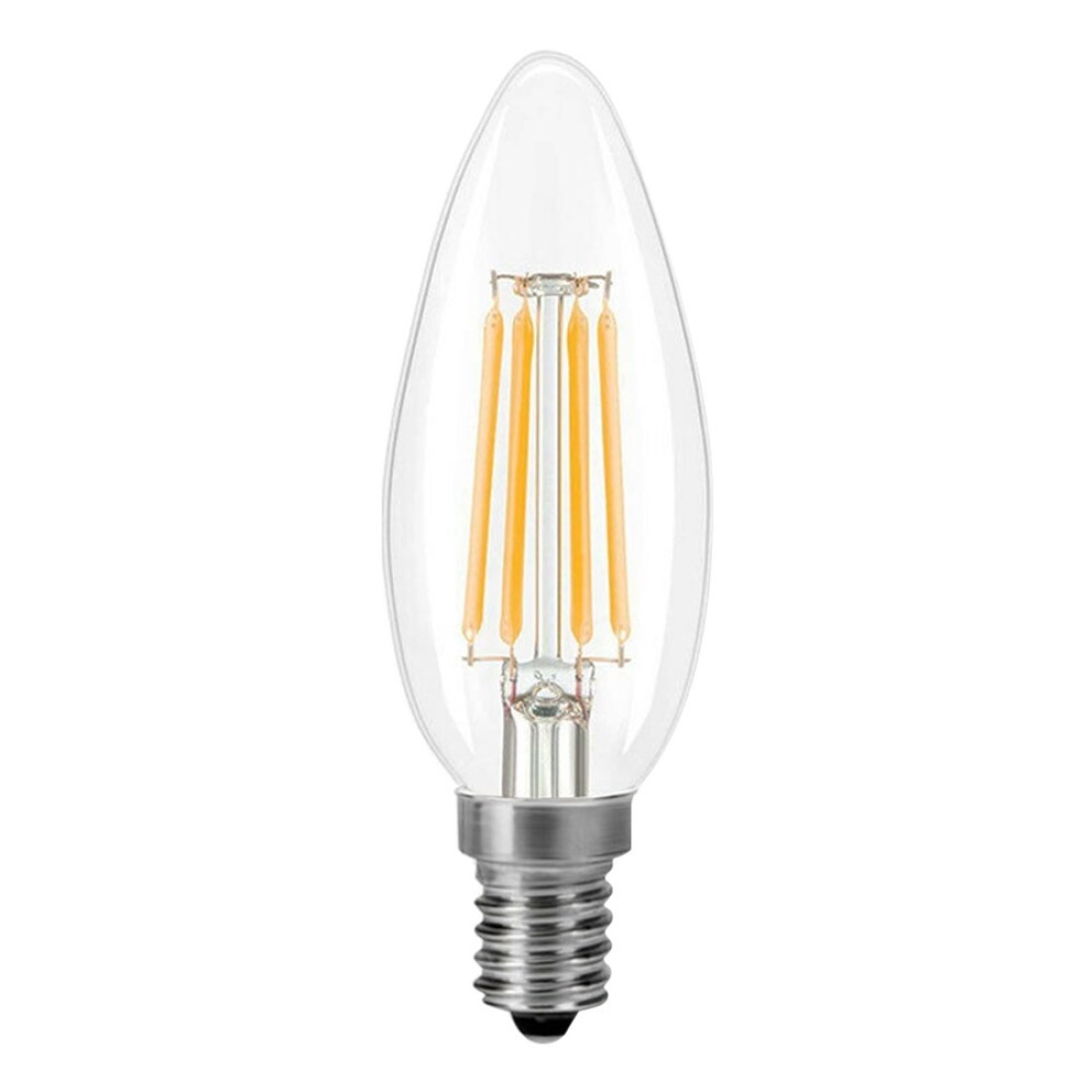 Generic-4W LED Light Bulb 2700K Warm White E14 Base Candelabra Bulb LED Lamp 40W Equivalent Clear Filament Vintage Style LED Light Bulb