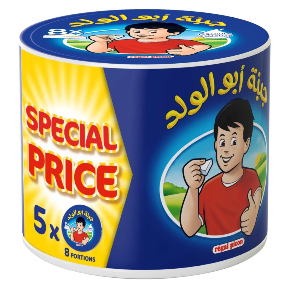 Regal Picon Cheese Triangles 5 Packs x 8 Portions 40 Portions 600g