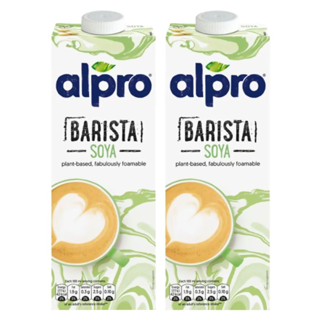 Alpro Original Barista Soya Professional Drink 1L Pack of 2