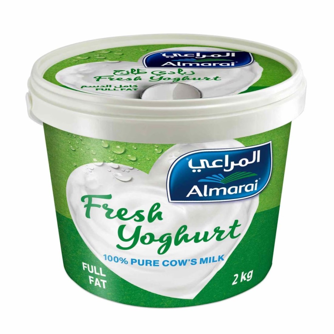 Almarai Full Fat Plain Yoghurt, 2kg
