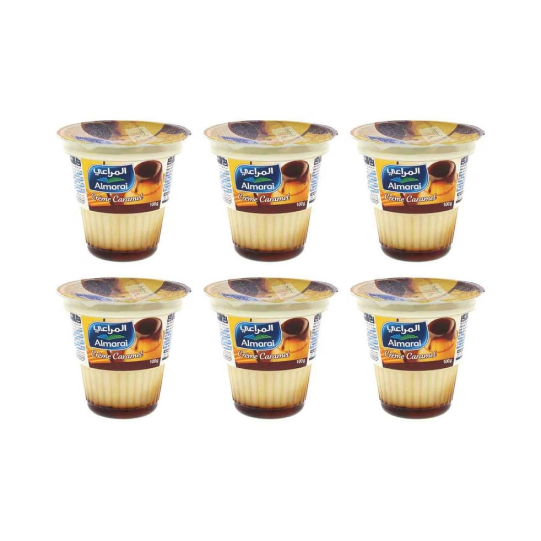 Almarai Caramel Cream, 100g Pack of 6