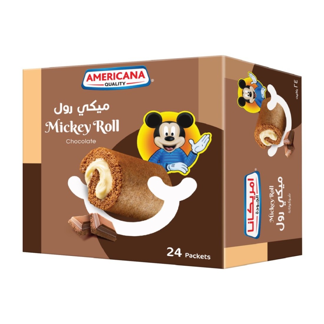 Americana Mickey Roll Chocolate 25g Pack of 24