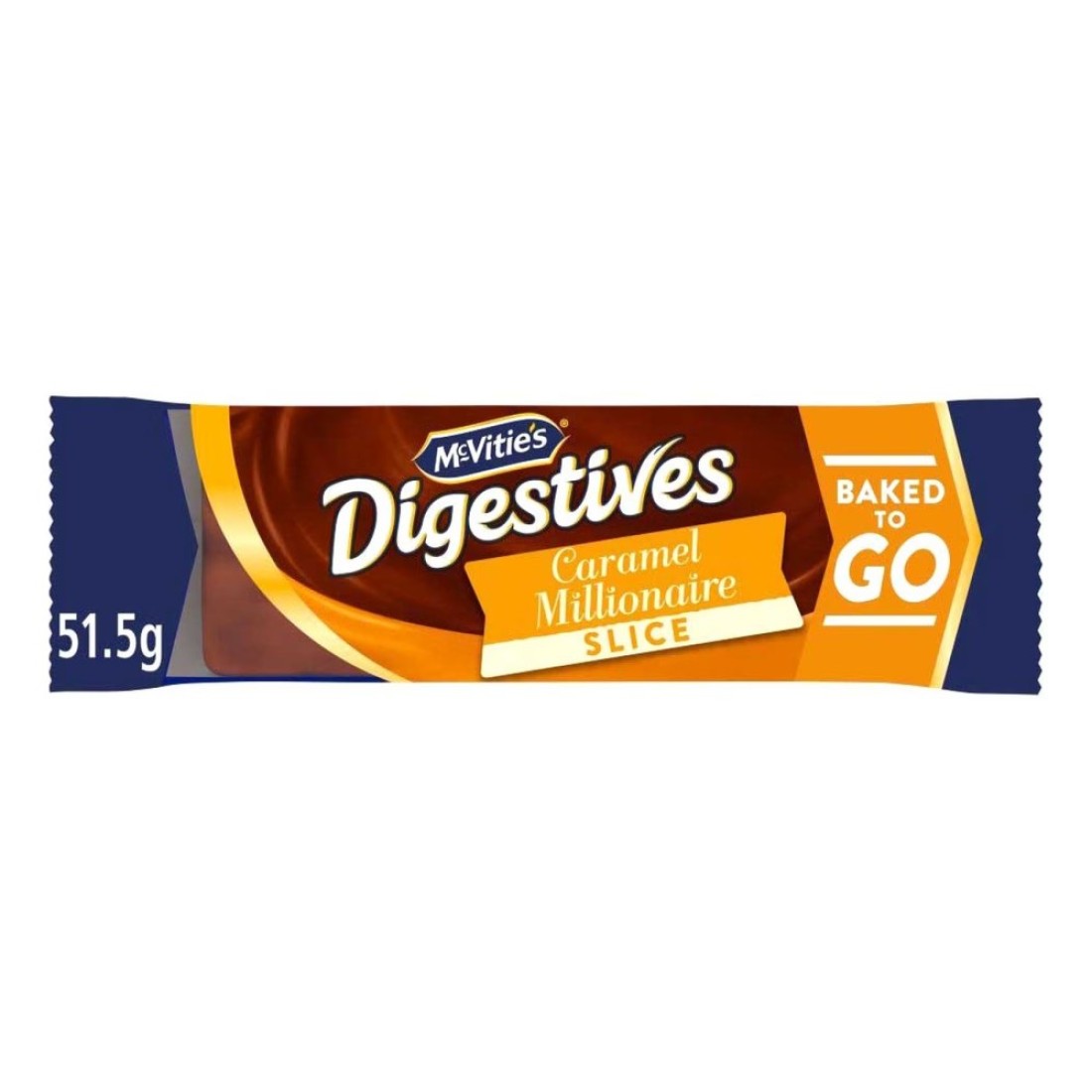 McVitie&#39;s Digestives Caramel Millionaire Slice 51.5g