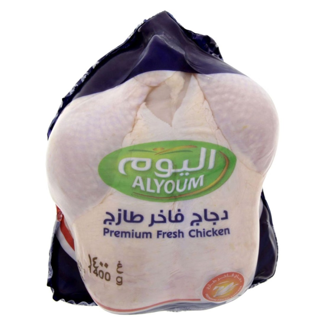 اليوم دجاج طازج كامل 1400 غرام