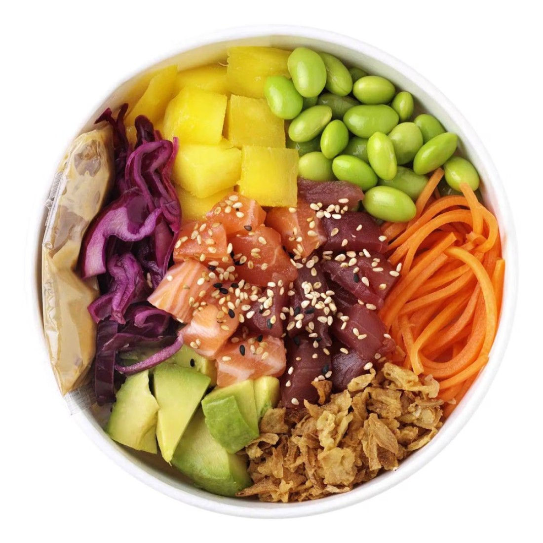 Sushi Daily Salmon And Tuna Poke 1 Pieces