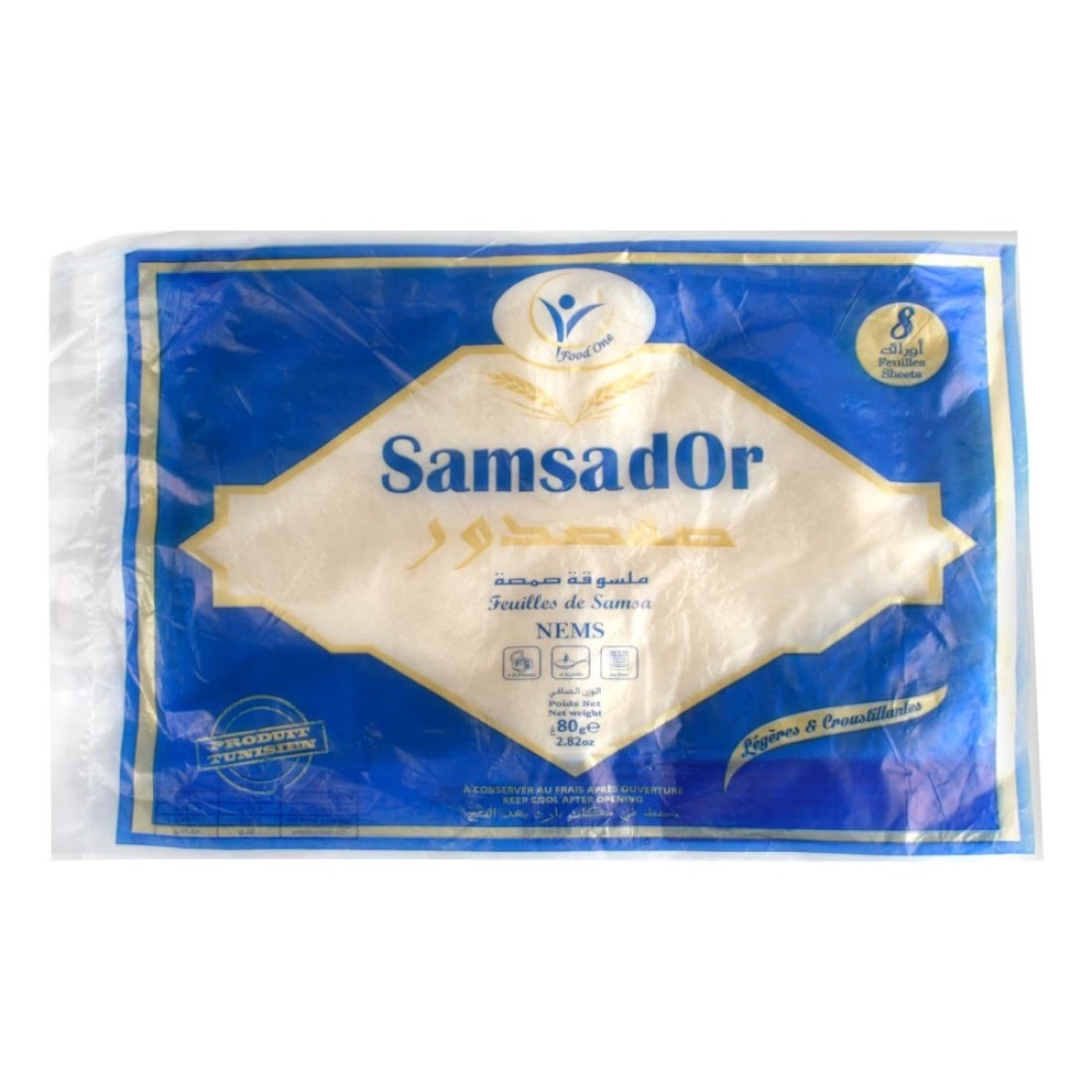 Food One Samsador Sheets of Samsa 80g