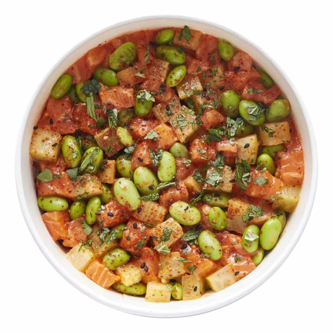 Sushi Daily Spicy Salmon Salad 1 Pieces