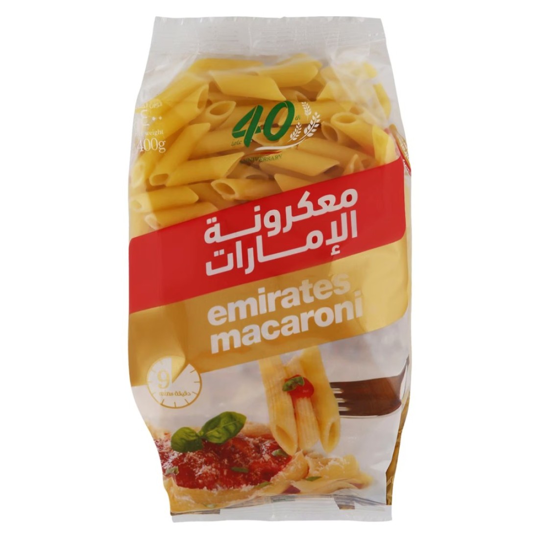 الإمارات بيني ريغاتي باستا مكرونة على شكل أخاديد 400 غرام