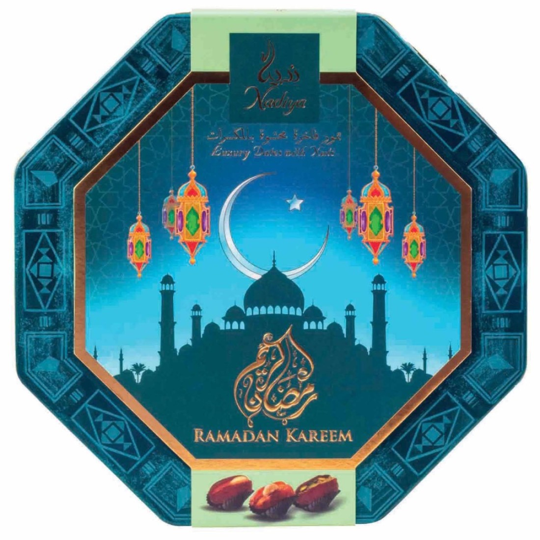 ناديا علبة تمر محشي فاخر360 غرام