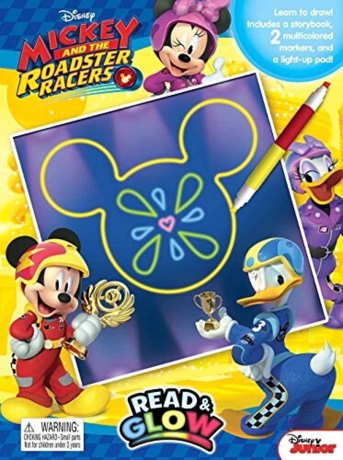 Disney Mickey and the Roadster Racers Read &amp; Glow