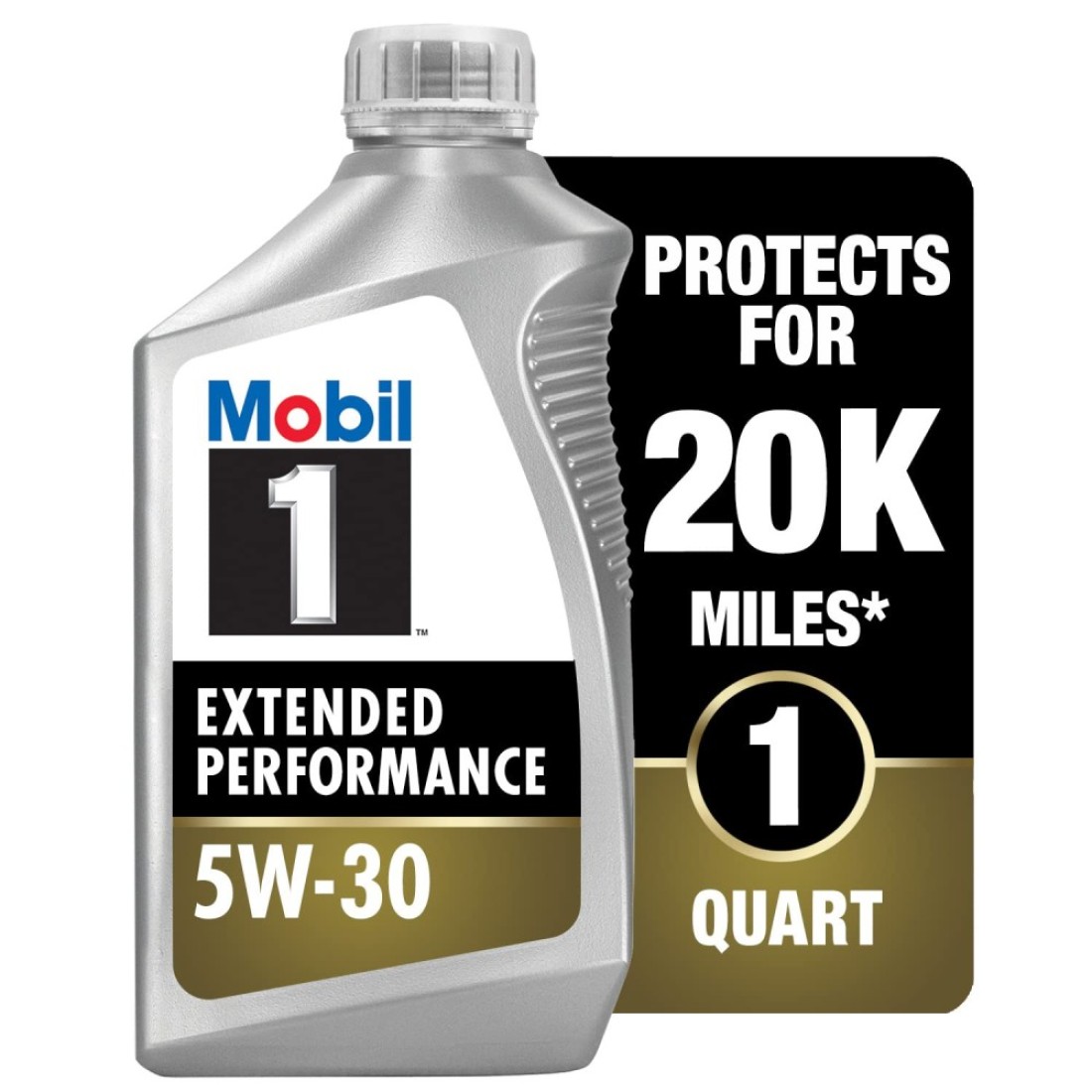 Mobil 1 Extended Performance Full Synthetic Motor Oil 5W-30, 6-pack of 1 quarts