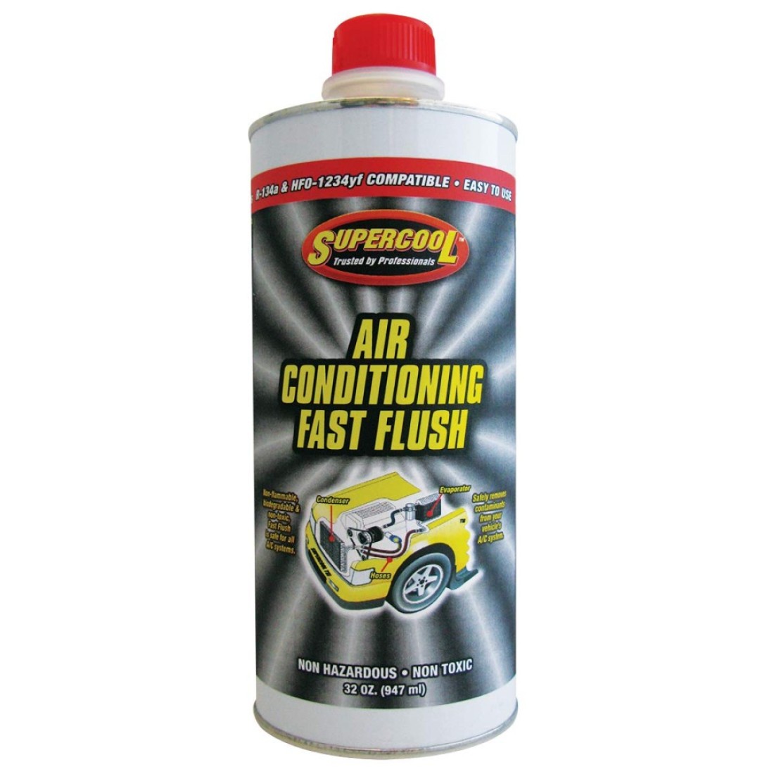 Supercool TSI FFQ HighTemp AC Flush 32 fl oz Flash Point Greater Than 250 F White