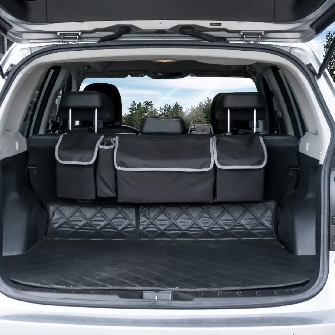 Car Trunk Organizers Car Seat Organiser Boot Tidy Organiser Heavy Duty Car Organiser with Waterproof