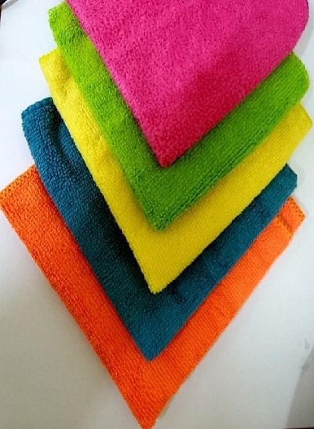 5 Pcs Microfiber Cleaning Rags, Highly Absorbent Kitchen Cleaning Cloth Multifunctional Towel