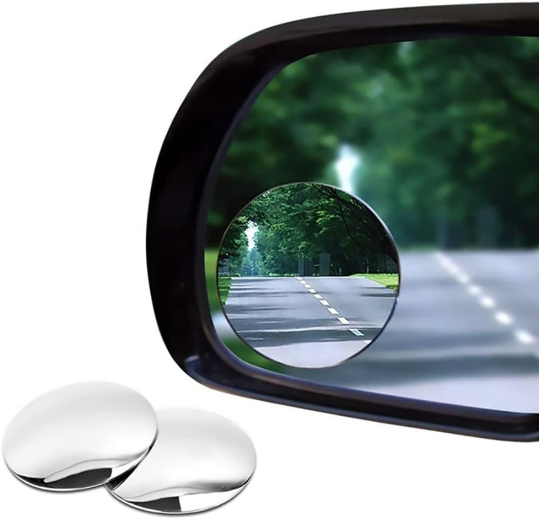 AL ARQAM Blind Spot Car Mirror 2 Pack-2 Inch Round Rear View Convex Mirrors, Off Color