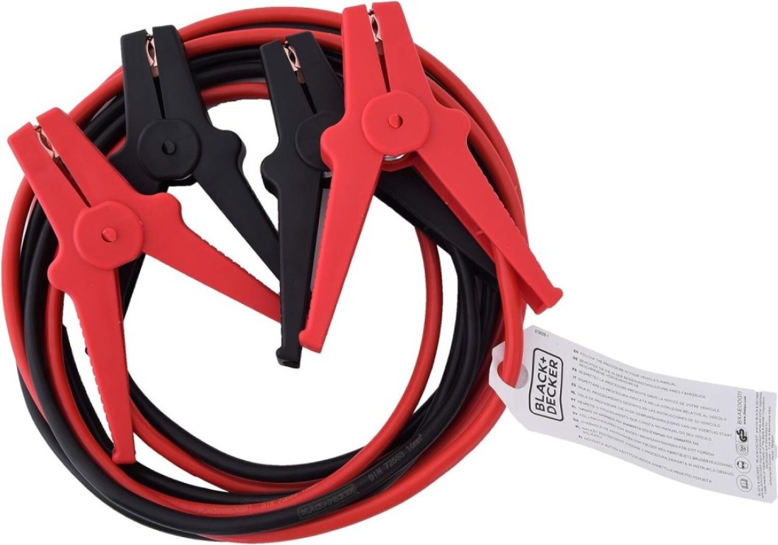 Car Jumper Cables 3m Long with Insulated Clamps