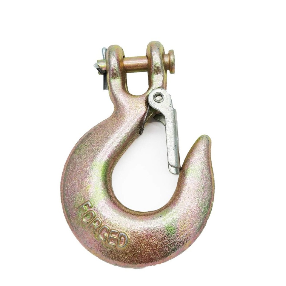 XMHF 14 Clevis Slip Hook Safety Latch Heavy Duty Grade 70 Forged Steel Towing Winch Hook