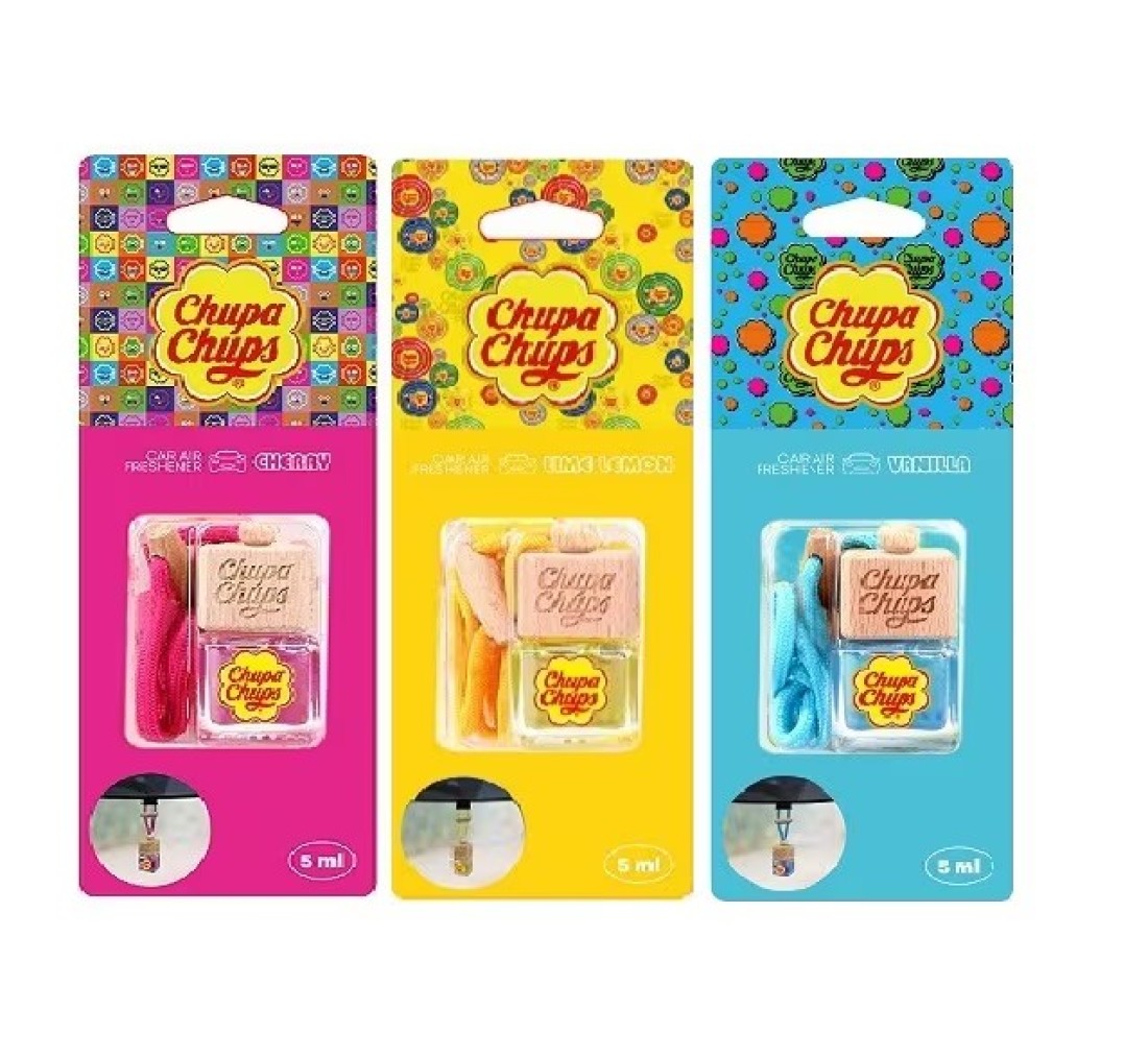 Chupa Chups 5ml Hanging Bottle Air Freshener (3Pcs)
