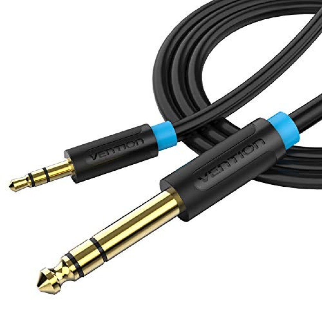 Vention 1/8&quot; to 1/4&quot; Male to Male Stereo Cable 3.5mm TRS to 6.35mm Audio Cable Guitar to Aux Male Cord for Cellphone, Amplifiers, Guitar, Laptop, Home Theater Devices, Speaker (3M/10ft)