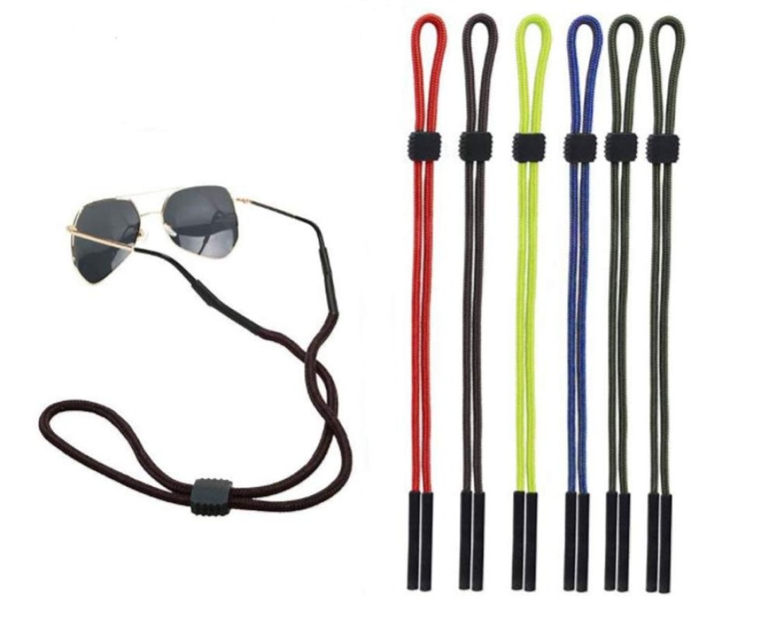 6PCS Unisex Adjustable Sunglass Holder Strap Glasses Eyewear Retainer Eyeglasses Neck Cord String