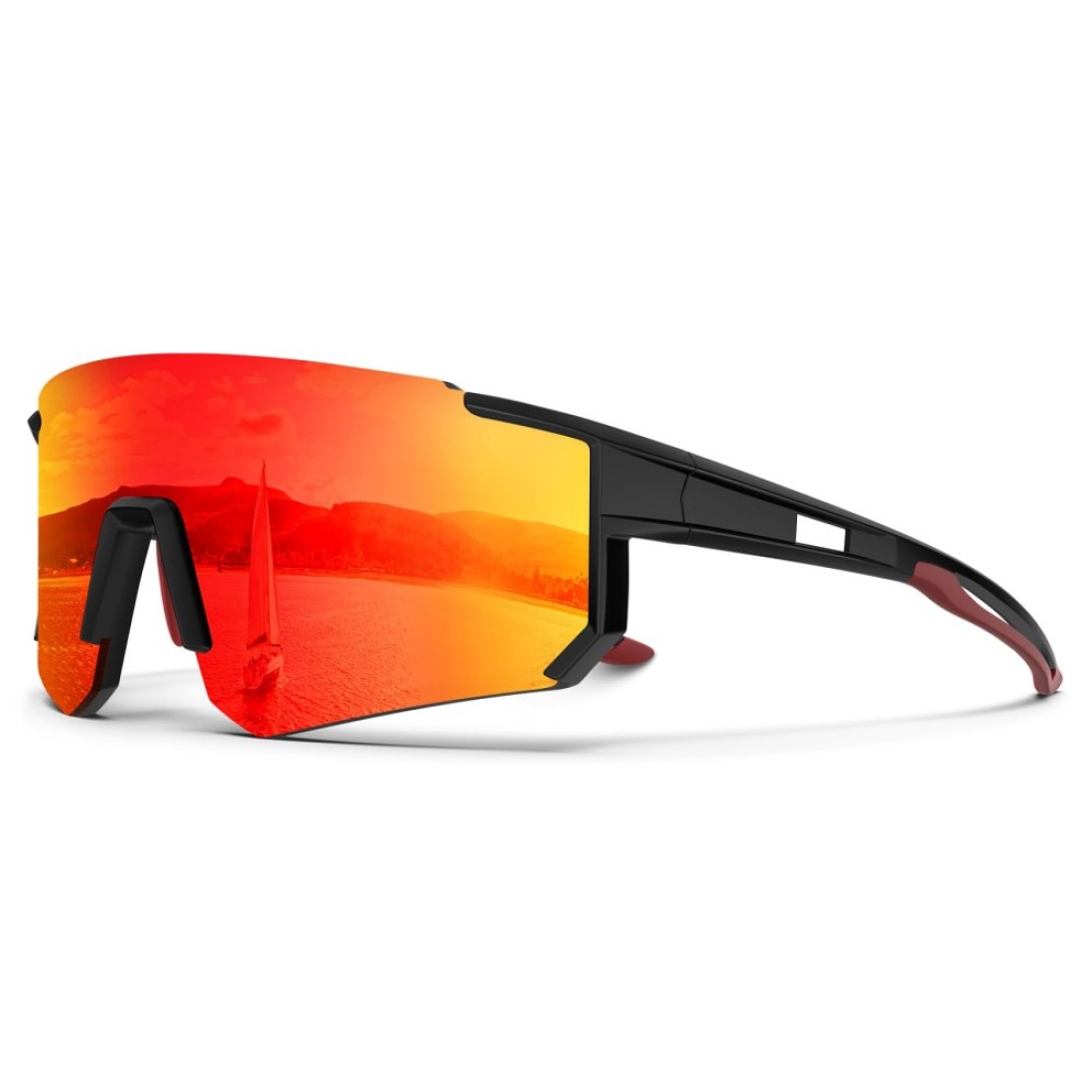 KALIYADI Polarized Sports Sunglasses-Men Running-Sunglasses-for-Women: Mens Sunglasses Polarized UV Protection Cycling