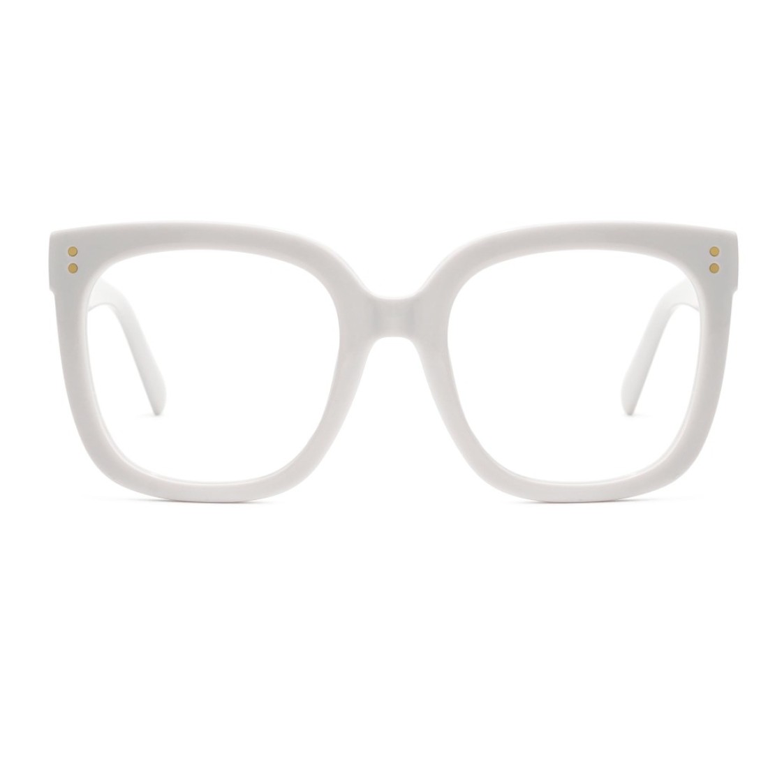 Zeelool Retro Square Blue Light Blocking Glasses for Women Men ZJGT652540-08B Grey