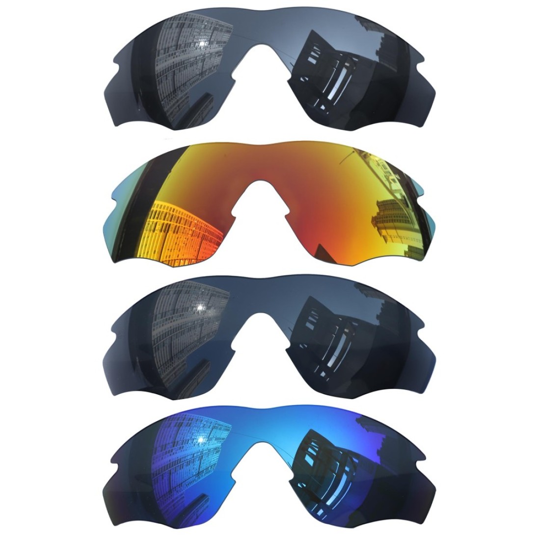 Acefrog 4 Pairs Polarized Replacement Lenses for Oakley M2 Frame OO9212 Sunglasses, Perfectly Fit, Shatterproof, Anti-scratch, Value Pack