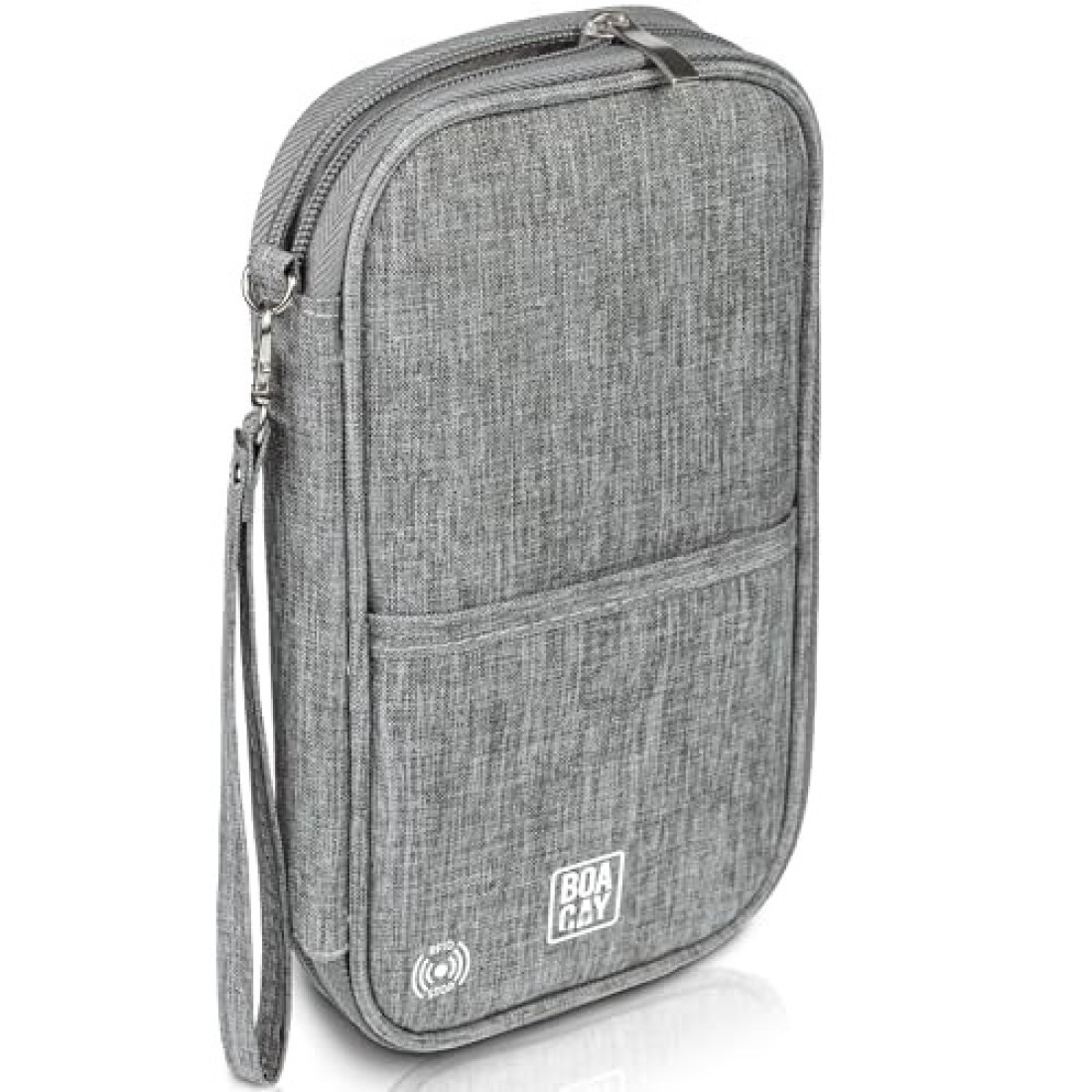 BOACAY Travel Document Organizer with RFID, Family Passport Holder, Wallet for Women &amp; Men, Portable &amp; Waterproof Case for Cards, Boarding Pass, Money