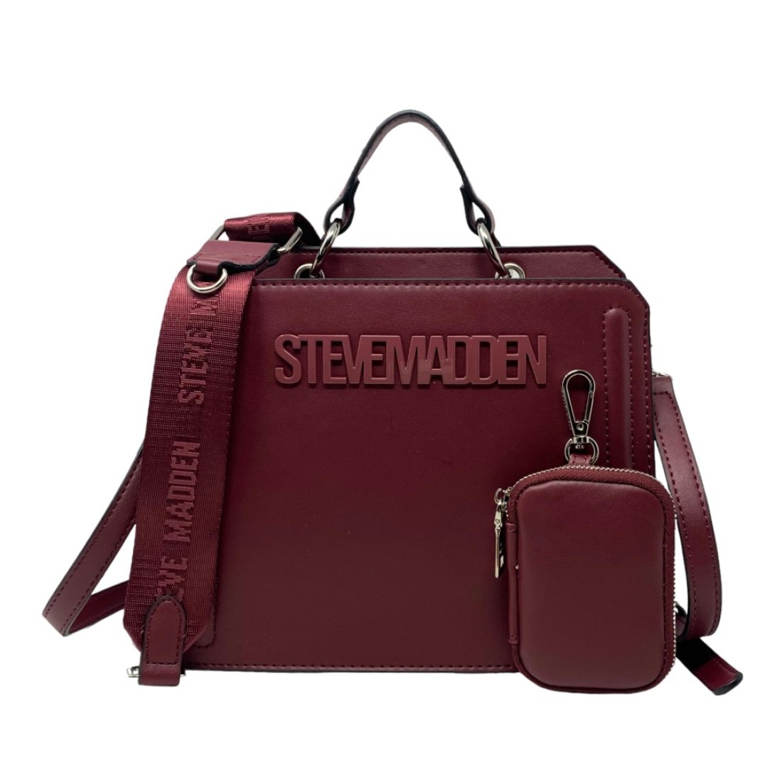 Steve Madden Bevelyn Convertible Crossbody Bag, Bloodstone