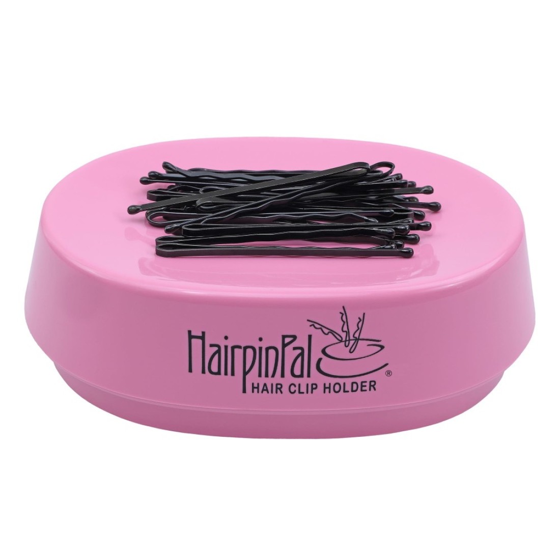 HairpinPal Magnetic Bobby Pin Holder Easy Hair Clip and Pin Collector Manage Hair Clips Barrettes Bobbi Pins Keeps Rooms Tidy Ideal for Travel Raspberry Mauve Made in the USA