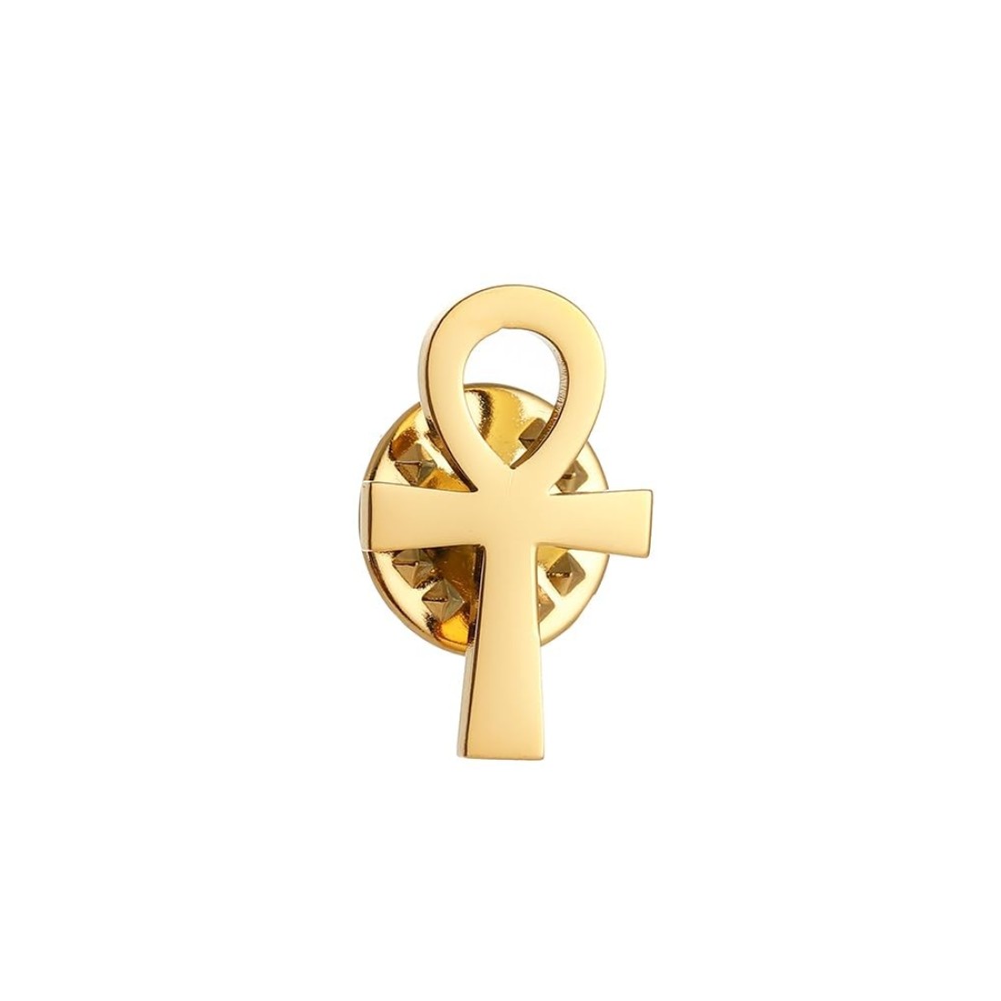 Stainless Steeel Symbol Egypt Cross Spike Pins and Brooch for Coat Jewelry (gold)