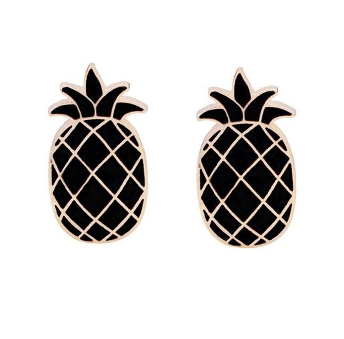 2 Piece Sweet Pineapple Enamel Pin Hat Pin Brooch Pin Badge Pin Funny Fashion Fruit Lapel Pin Jewelry