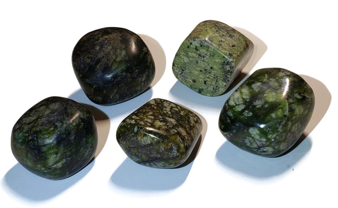 1pc Asterite Serpentine 26mm 38mm Stunning Natural Colors Patterns Extremely Rare HandShaped and Polished Stone Healing Crystal from Pakistan