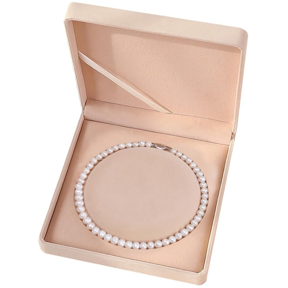 YONGMAN Freshwater Cultured Pearl Necklace for Women Includes Stunning 20 inch Pearl Necklace and Gift Box Jewelry for Women