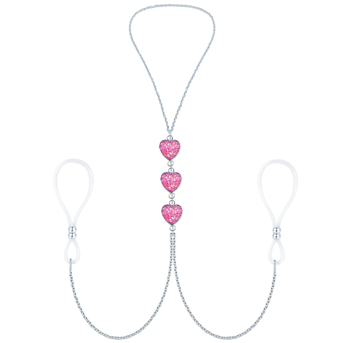 Mimimelon Nipple Necklace Noose Non Piercing Nipple Chains Body Jewelry