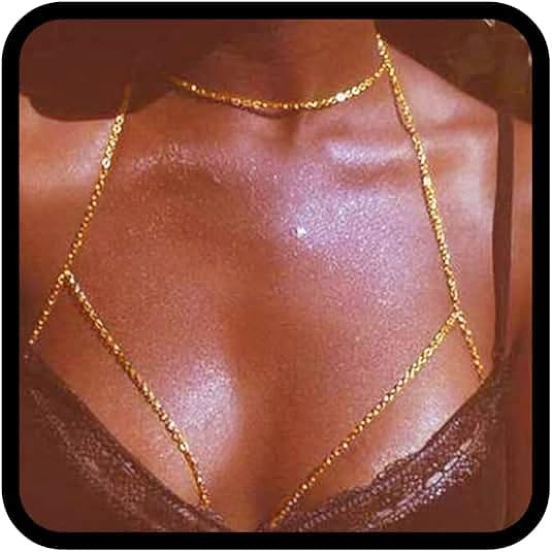 Boho Body Chain Bra Gold Chest Chains Festival Rave Harness Chain Summer Beach Bikini Body Chain Jewelry for Women and Girls
