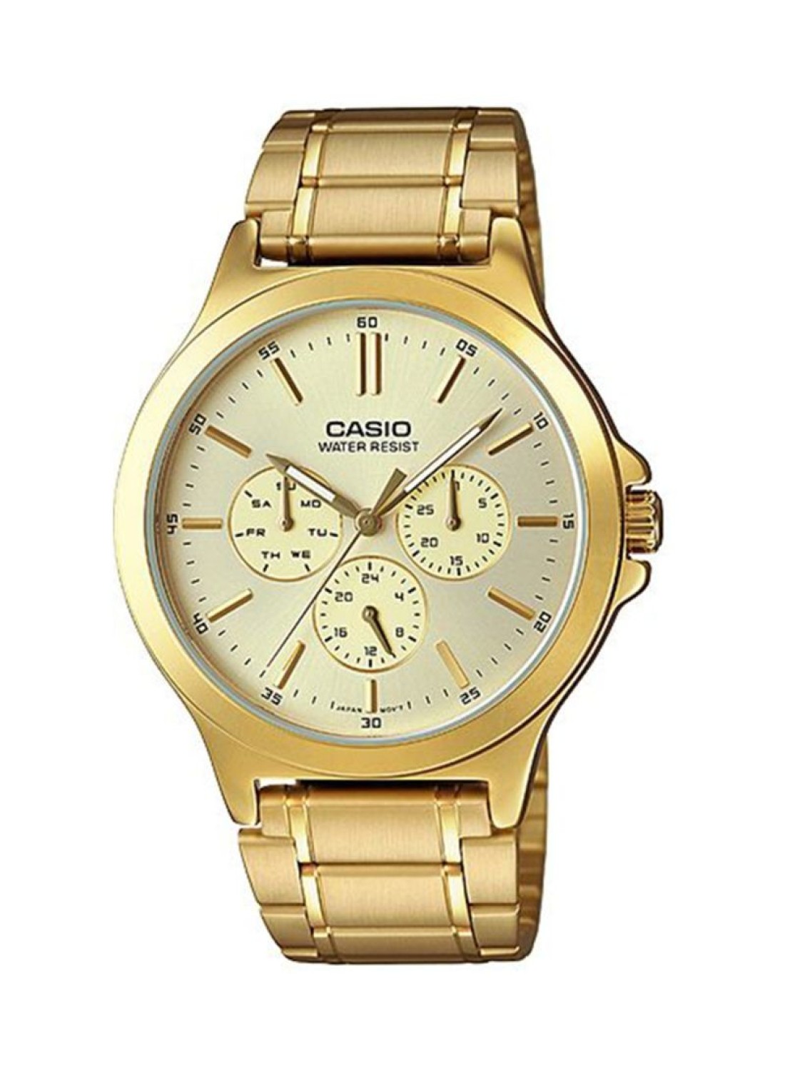 Casio - Men&#39;s Stainless Steel Chronograph Wrist Watch MTP-V300G-9AUDF
