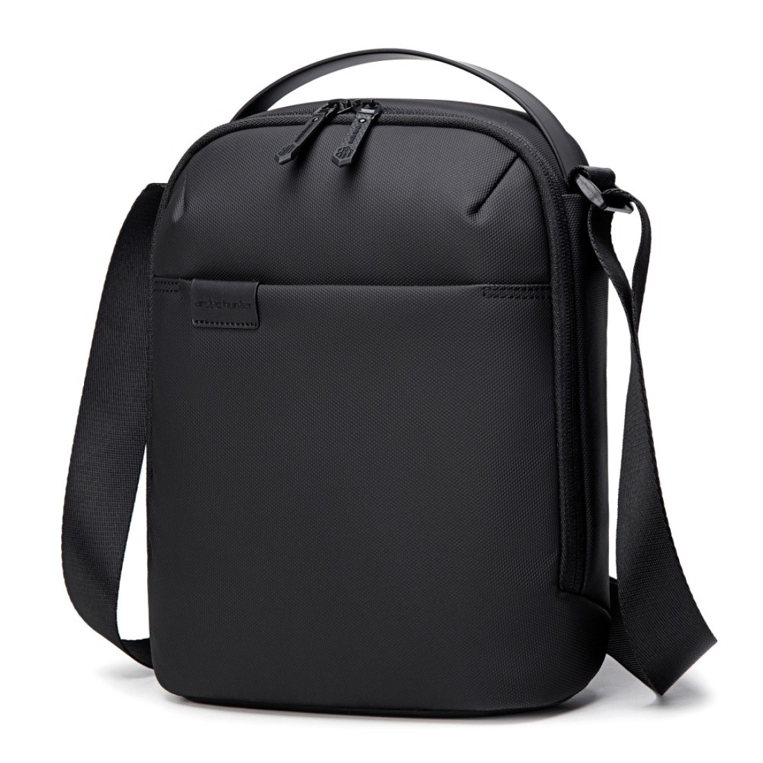 Arctic Hunter Unisex Side Sling Bag Water Resistant Anti-Theft Small Daypack Crossbody Bag for Travel Office Business K00579 Black