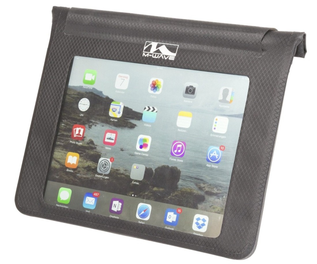 M-Wave Black Bay XL Clip-On Tablet Pouch