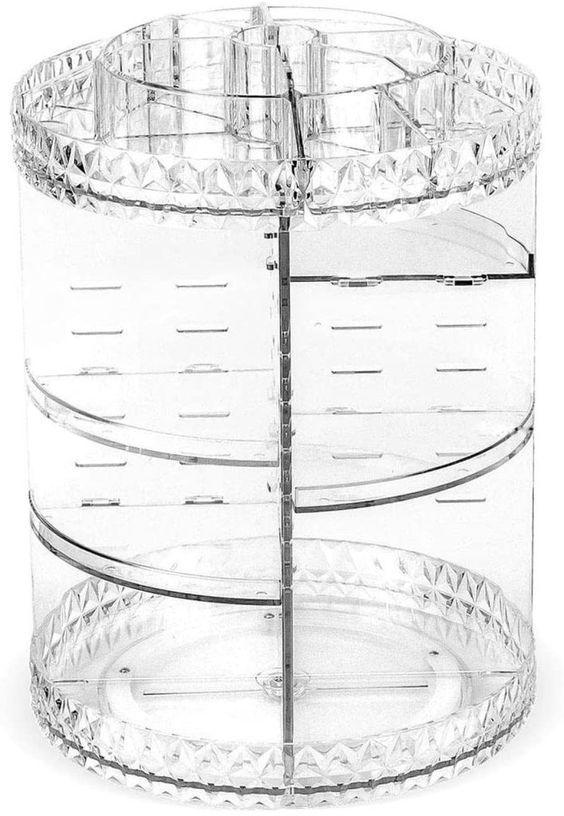 Other 360 Degree Rotating Makeup Organizer,Adjustable Multi-Function Cosmetic Storage Box With Large Capacity for Cosmetics And Accessories
