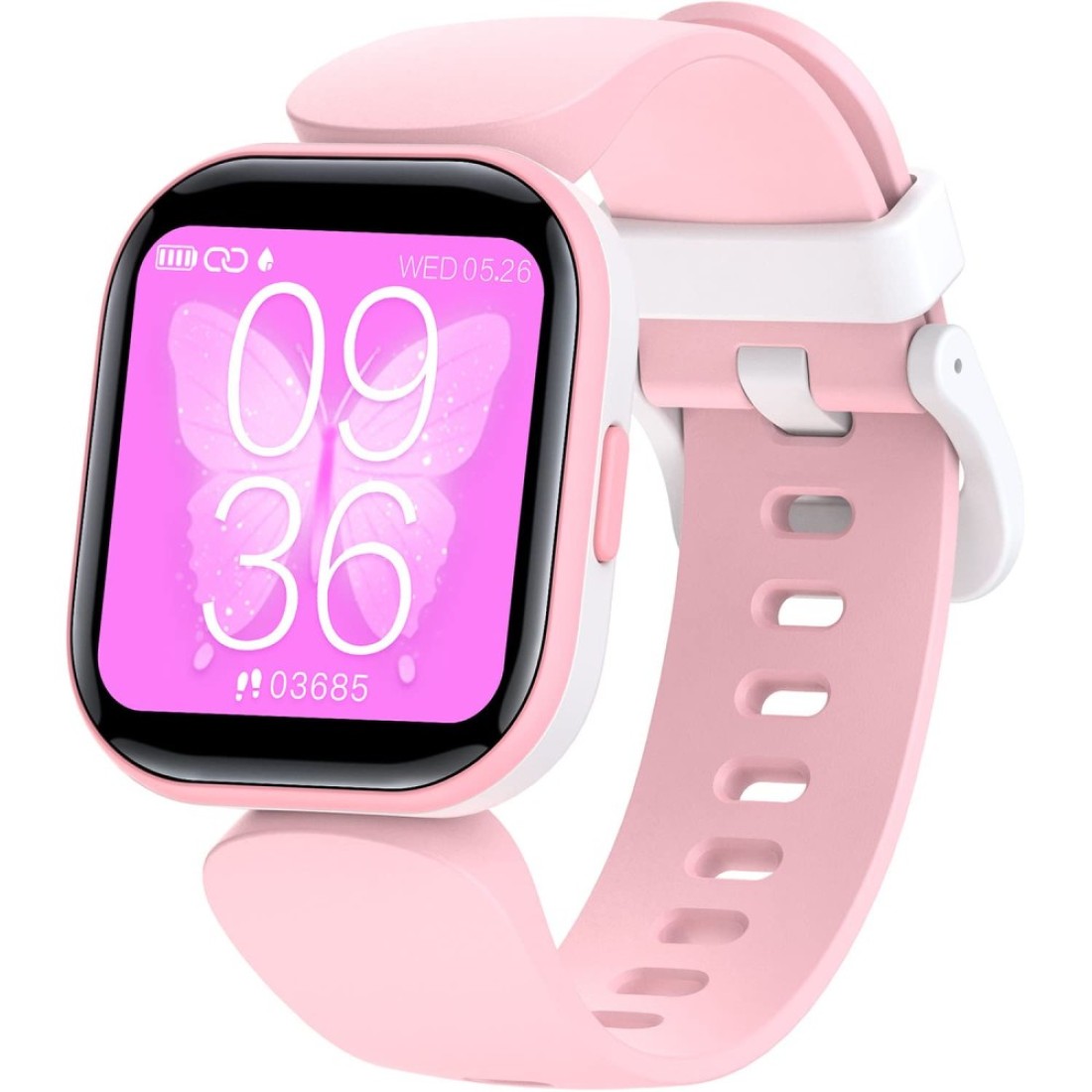 HOOMOON Kids Fitness Activity Tracker Watch, 1.4&quot; DIY Watch Face IP68 Waterproof Kids Smart Watch with 19 Sport Modes, Pedometers, Sleep Tracking, Great Gift for Boys Girls Teens 6+