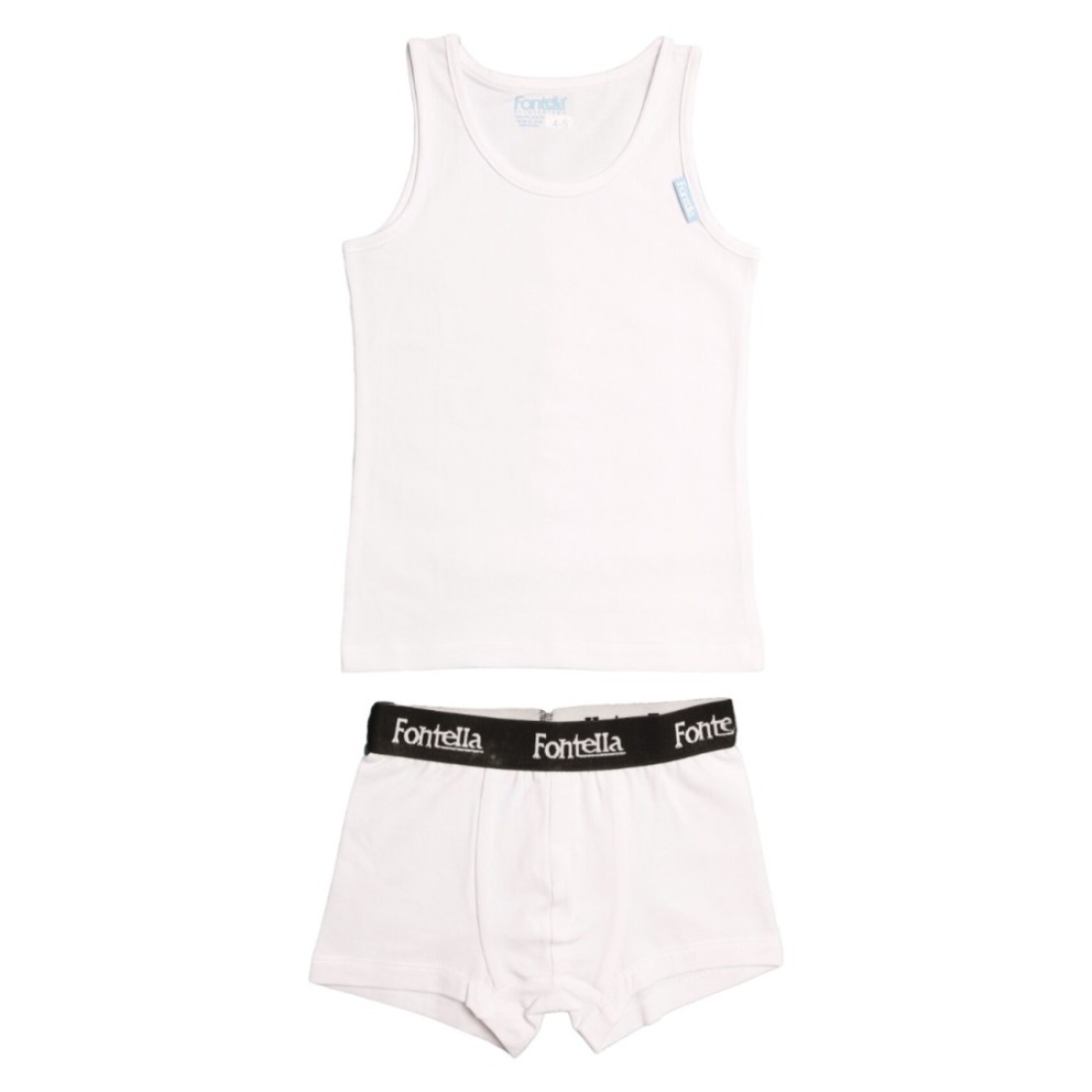 Fontella Cotton Underwear Set for Boy 800104 White 4 Years