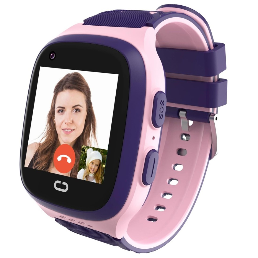 4G Kids Smart Watch with GPS Tracker for Girls Age 3-15, SOS, Safe Cell Phone,Calling, Voice &amp; Video Chat, Alarm, Pedometer, Camera, Touch Screen, Birthday Gifts for Kids(Excluding SIM Card)