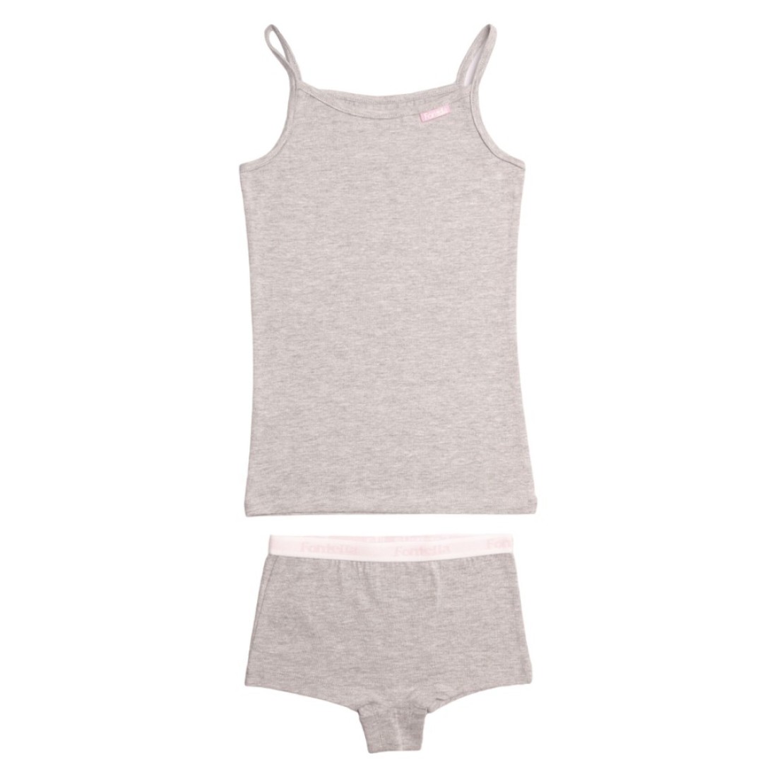 Fontella Cotton Underwear Set for Girl 901008 Ash Grey 8 Years