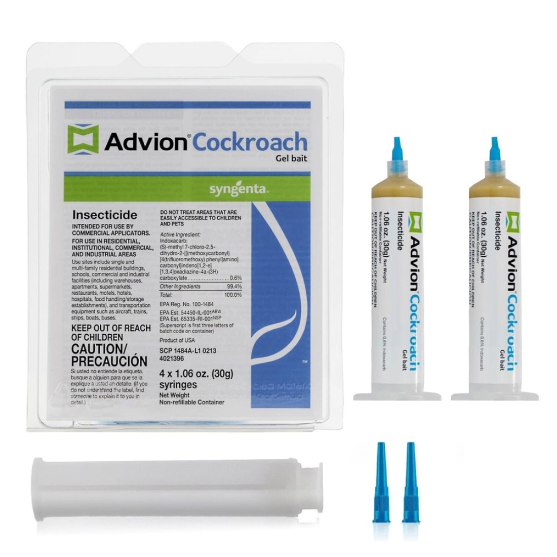 Sygenta Advion Pack Of 2 Cockroach Gel Bait Indoor &amp; Outdoor Use 30g