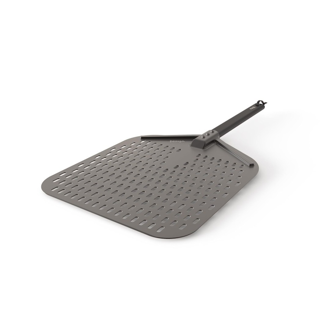 Ninja XSKOPPL Perforated Pizza Peel Compatible Woodfire Outdoor Oven OO100 series Hanging Drawstring Aluminum GreyBlack 195 x 165 x15